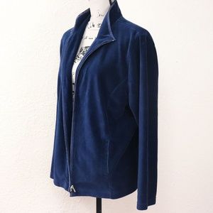 Jennifer Moore Corduroy Jacket Navy Blue XL